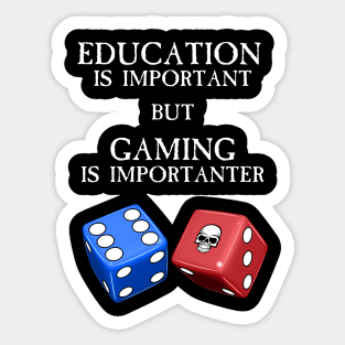 Education Is Important Sticker